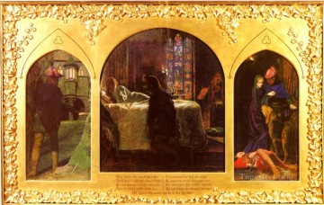 La víspera de Santa Inés Prerrafaelita Arthur Hughes Pinturas al óleo
